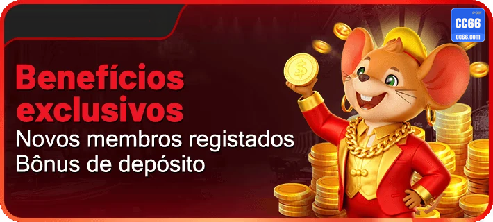 cc66 — elemento que ancora a identidade visual, com ênfase em benefício imediato, pensado para aproximar o jogador de